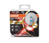 Галогенные лампы H7 Osram Night Breaker +200 DuoBox 64210NB200-HCB