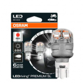    W16W Osram (W2.1*9.5d) RED (9213R-02B)