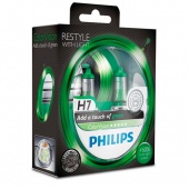 Галогенные лампы H7 Philips Color Vision Green 12972CVPGS2