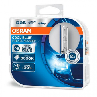 ���������� ����� D2S Osram Cool Blue Intense Xenarc DuoBox 66240CBI-HCB (6000�)