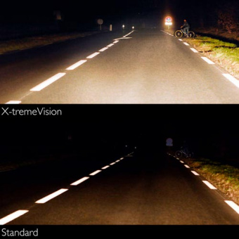 ���������� ����� H4 Philips X-treme Vision 12342XVB1