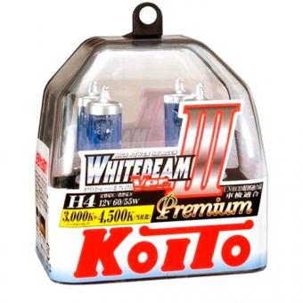   H4 KOITO Whitebeam III 4500K P0744W