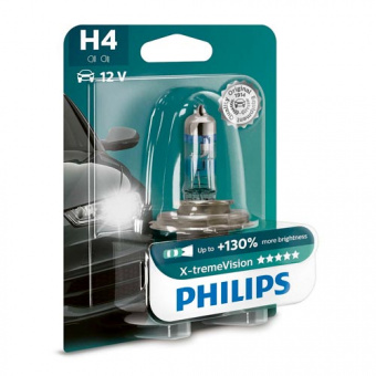 ���������� ����� H4 Philips X-treme Vision 12342XVB1