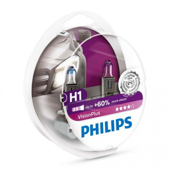   H1 Philips Vision Plus +60% 12258VPS2